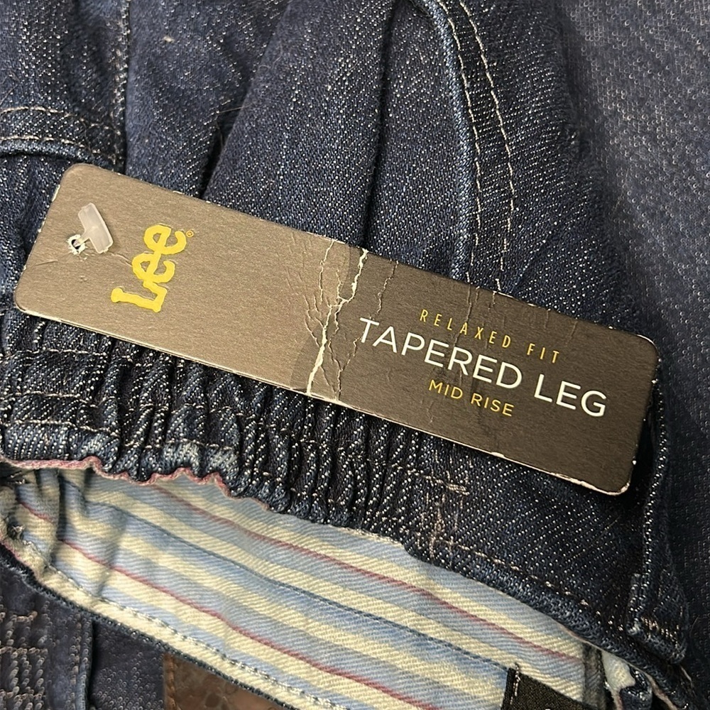 Lee Tapered Leg Blue Jeans - Picture 11 of 11